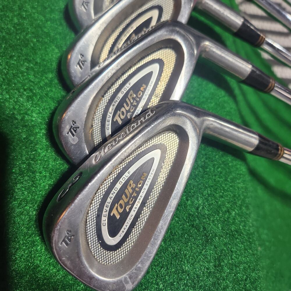 Cleveland Tour Action TA4 Iron Set 3-9 True Temper Steel Shaft Regular Flex RH